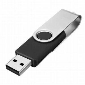 USB Flash Drive Candy Black Rotatable Portable Storage For PC T